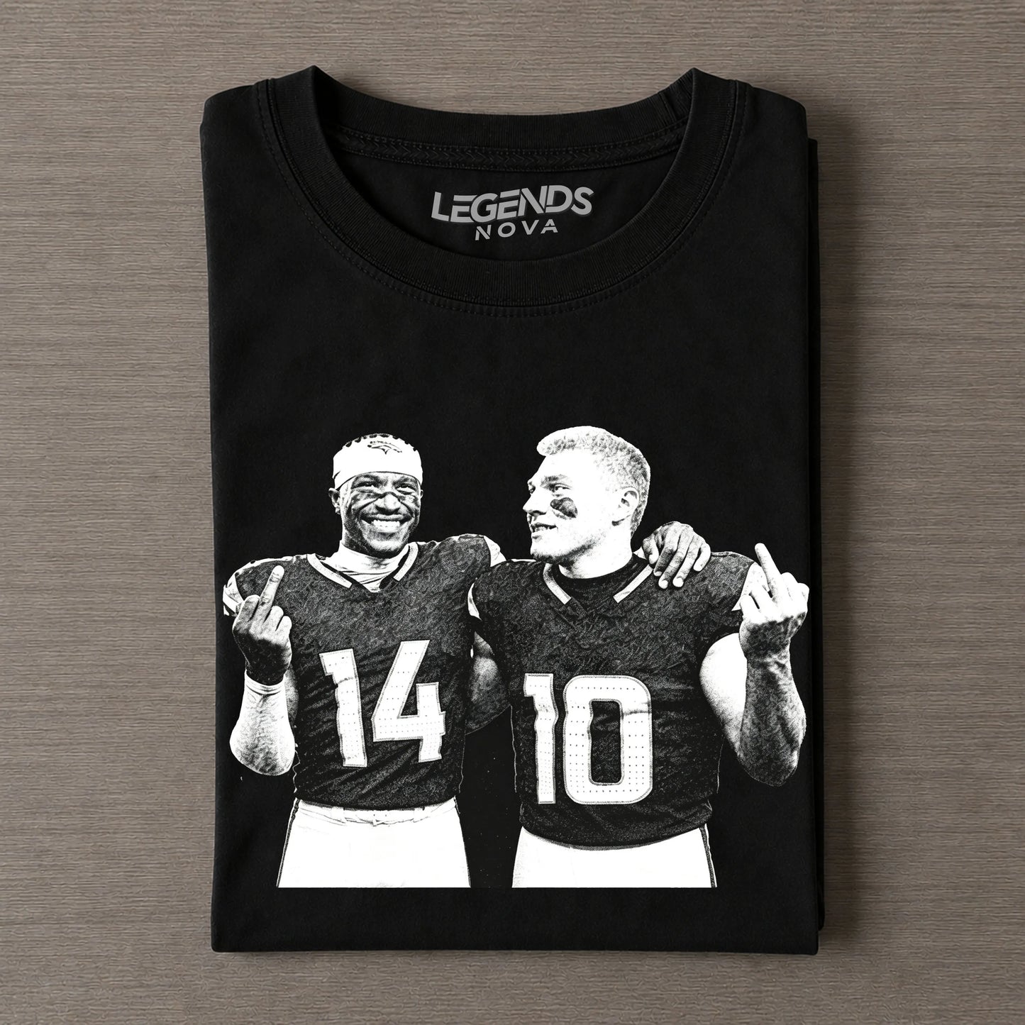 Bo Nix & Courtland Sutton Football T-shirt