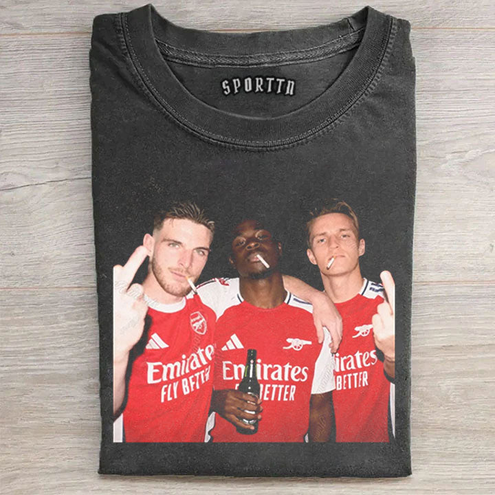 Arsenal-Declan Rice ＆ Martin Ødegaard ＆ Bukayo Saka T-shirt