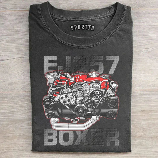 EJ257 Boxer Engine JDM Subaru STI Graphic Performance Car T-Shirt