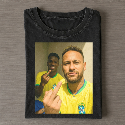 Neymar & Vinícius Júnior Vintage T-shirt
