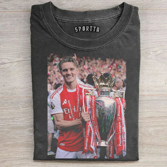 Martin Ødegaard Raya Premier League Champion 2026 T-Shirt