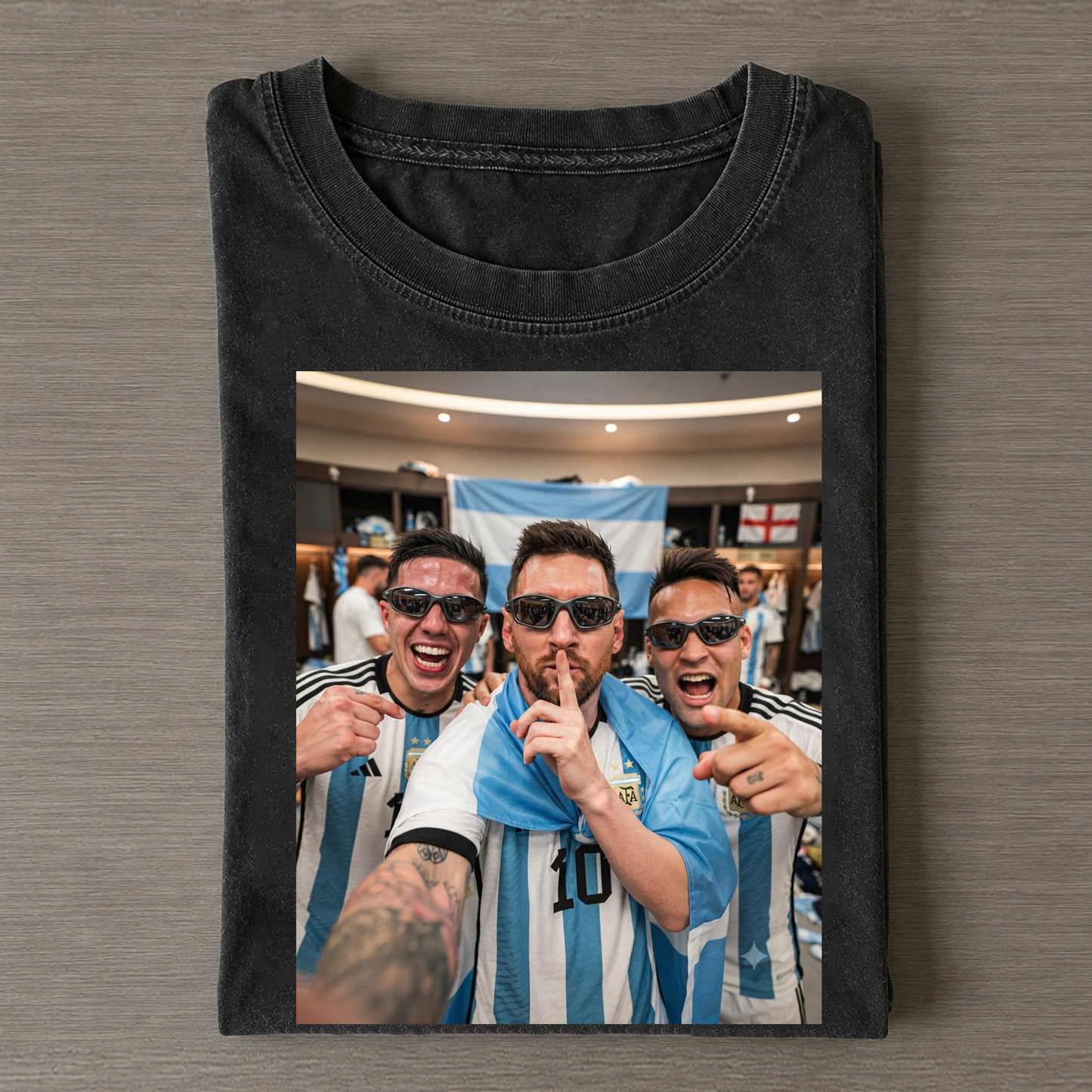 Argentina Football Team Vintage Tee