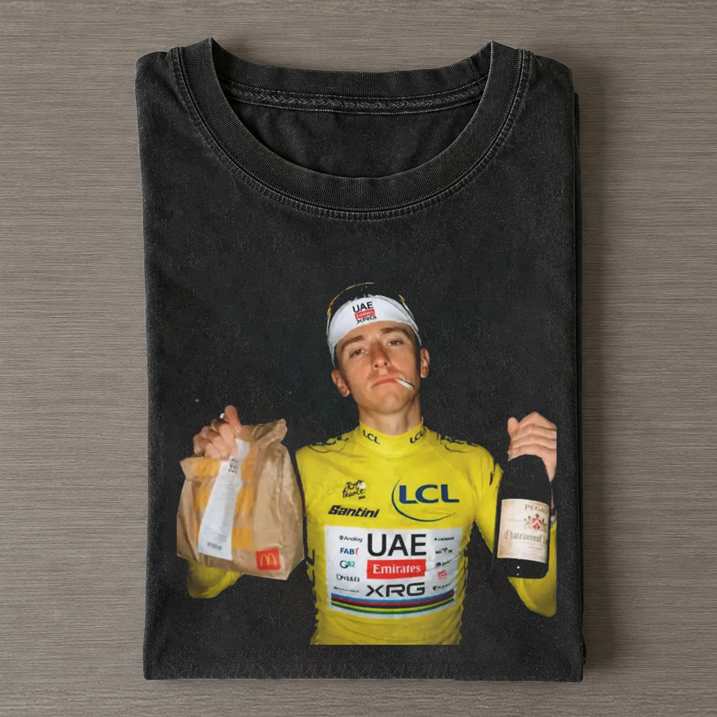 Tadej Pogačar McDonalds Champagne 2026 Tee