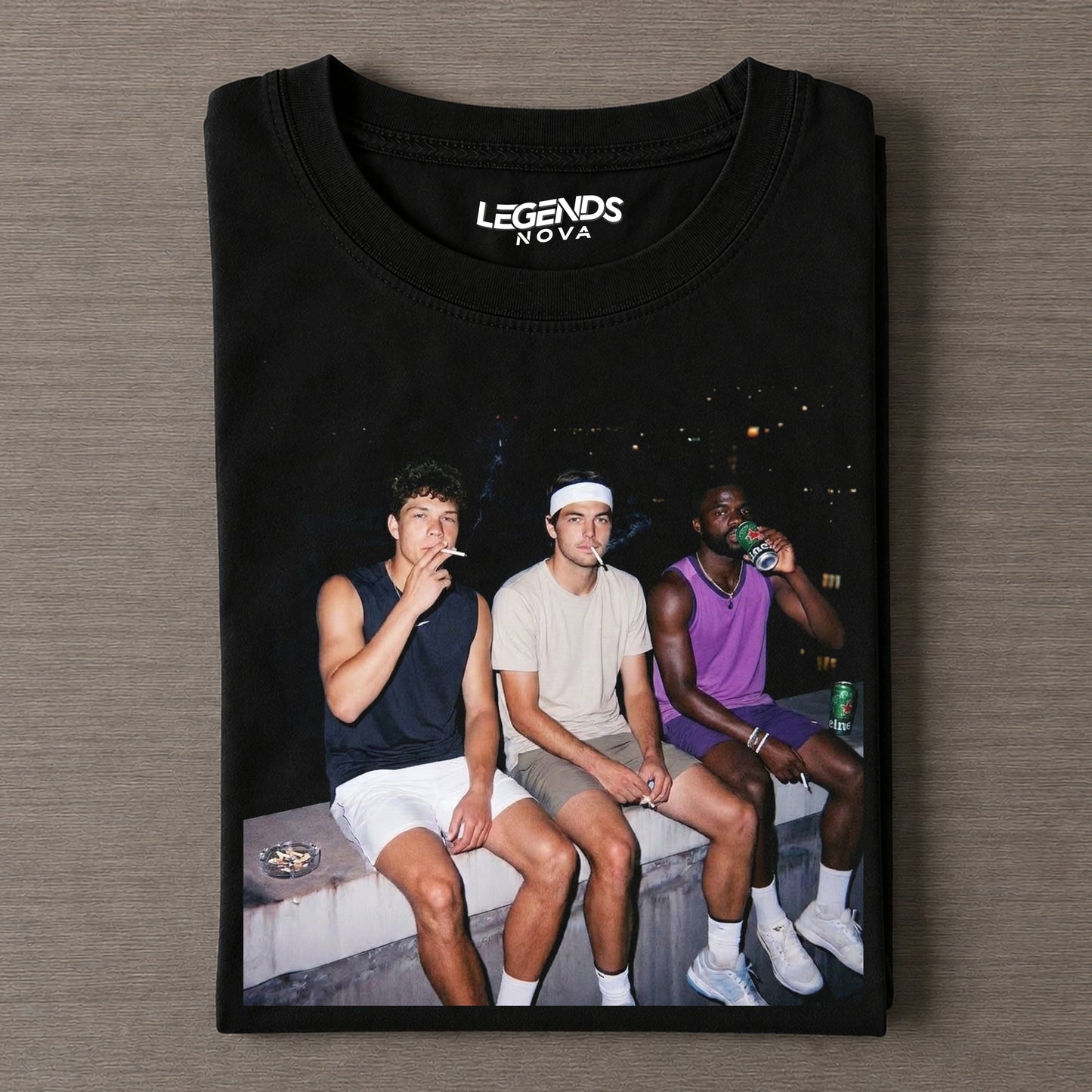 Ben Shelton & Taylor Fritz & Frances Tiafoe  v2 Tee