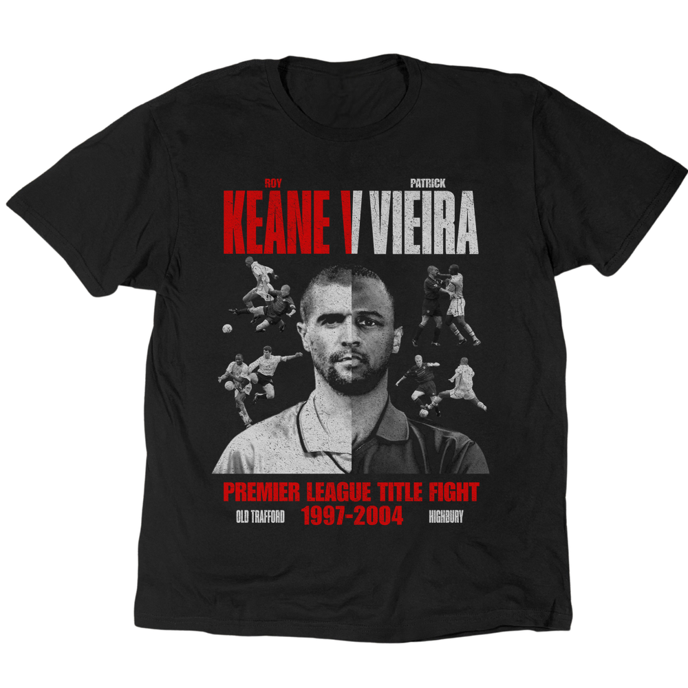 Keane V Vieira The Uncompromising Rivalry T-Shirt