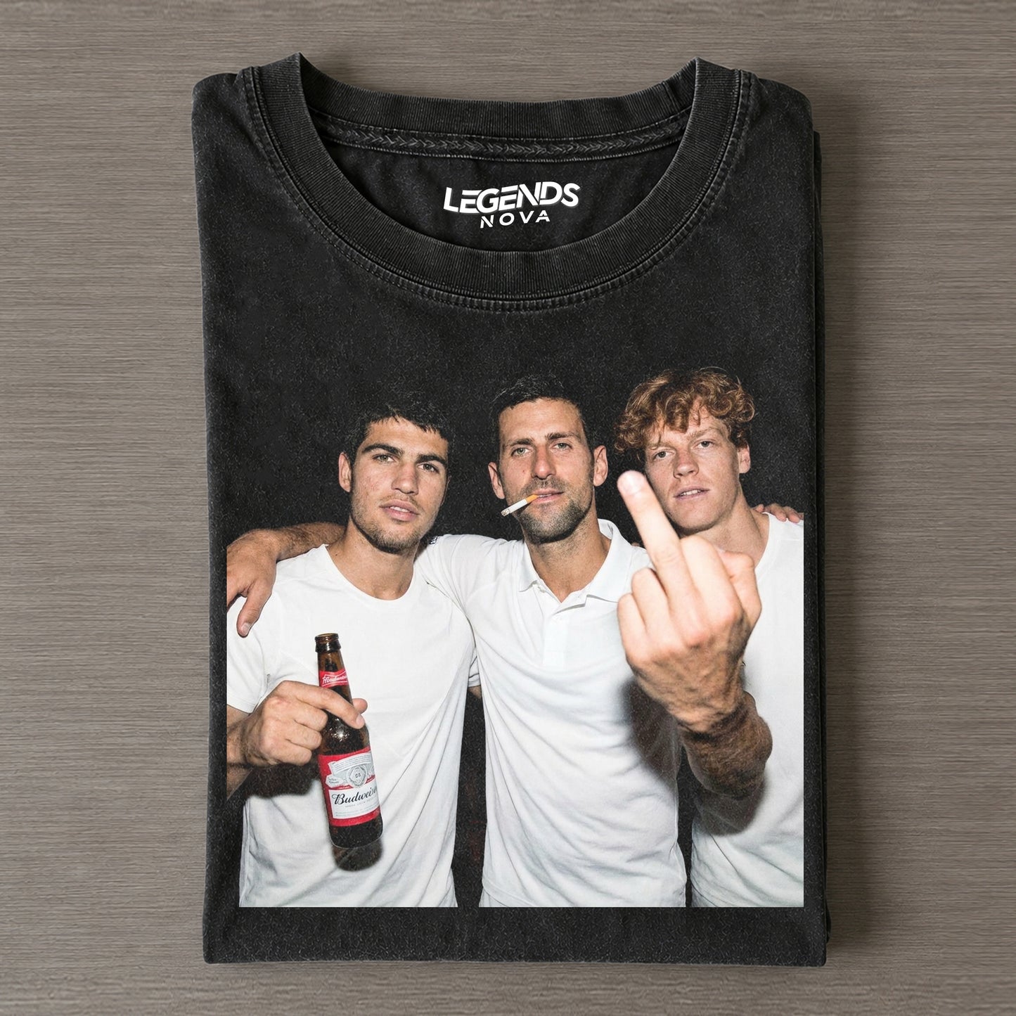 Djokovic & Alcaraz & Sinner 2026 Vintage Tee