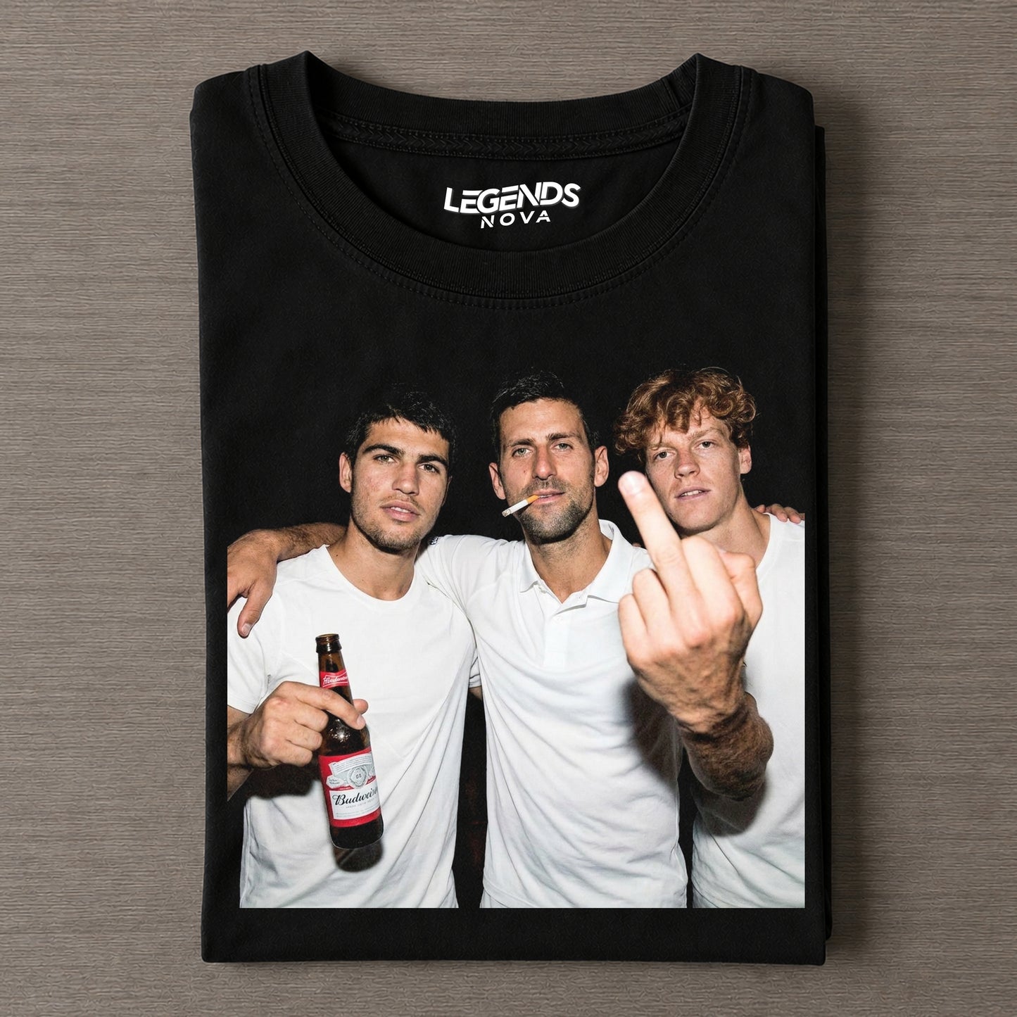 Djokovic & Alcaraz & Sinner 2026 Vintage Tee