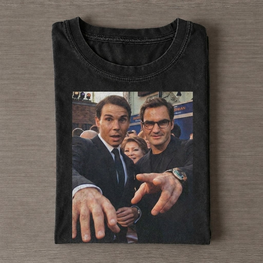 Nadal & Federer Tennis Great Vintage Tee