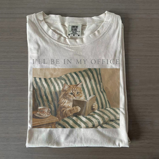 I'll Be In My Office Cat T-shirt