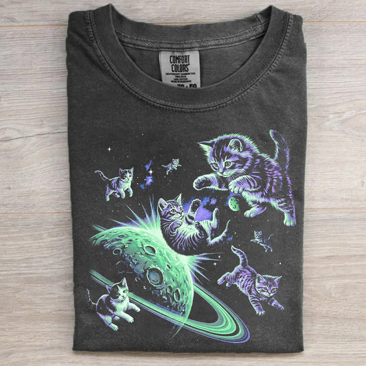90s Space Cats T-shirt
