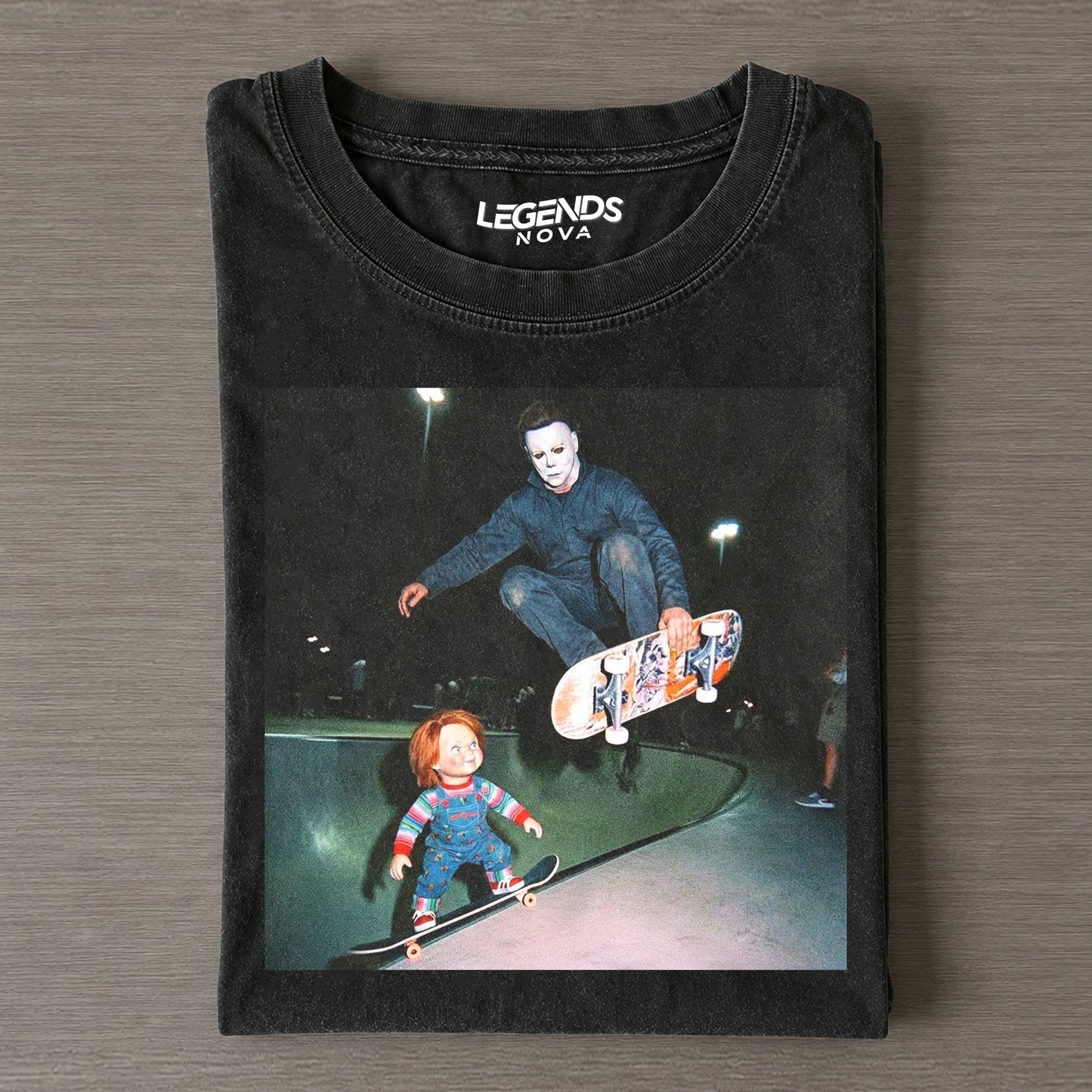 Vintage Halloween Michael Myers & Chucky Tee