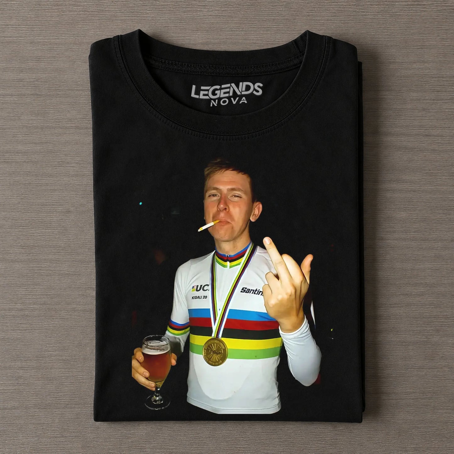 Tadej Pogačar 2026 Vintage Crying Tee