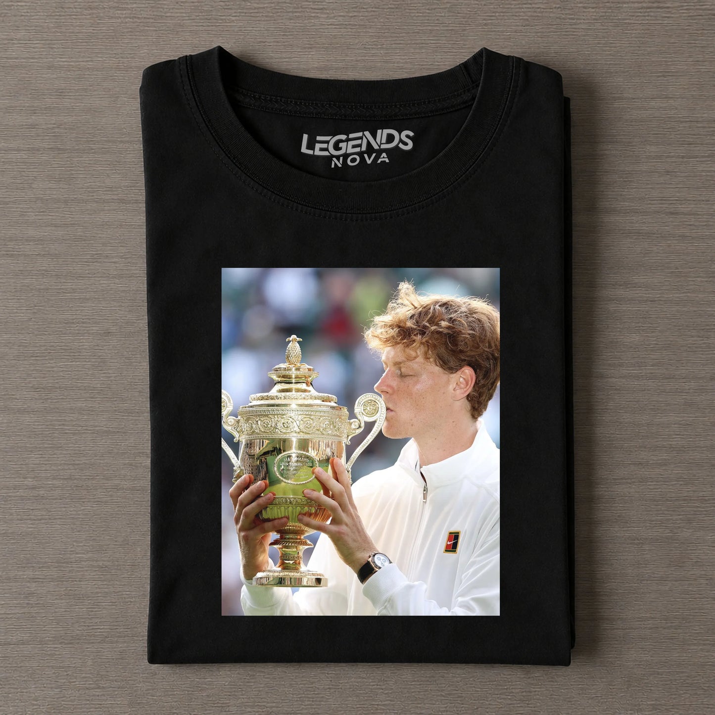 Wimbledon 2026 Men's Singles Champion Italy Jannik Sinner T-shirt