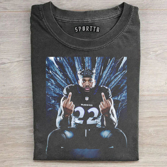 Derrick Henry King Henry Baltimore Ravens #22 T-shirt