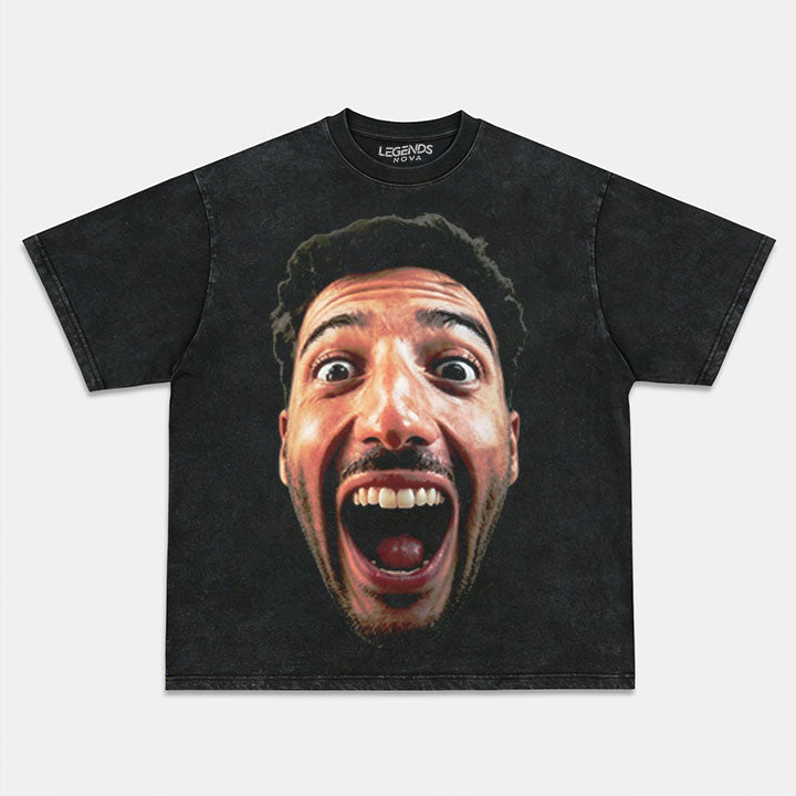 F1 Limited Edition Daniel Ricciardo Big Face Vintage Washed Tee