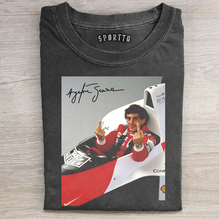 F1 Eternal Senna Classic Retro T-shirt