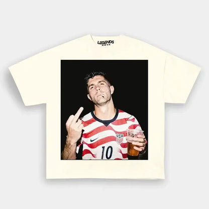 Christian Pulisic American Soccer Style Tee