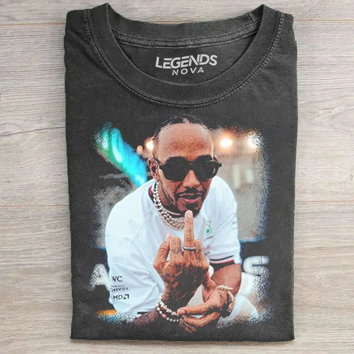 Lewis Hamilton F1 Retro T-shirt