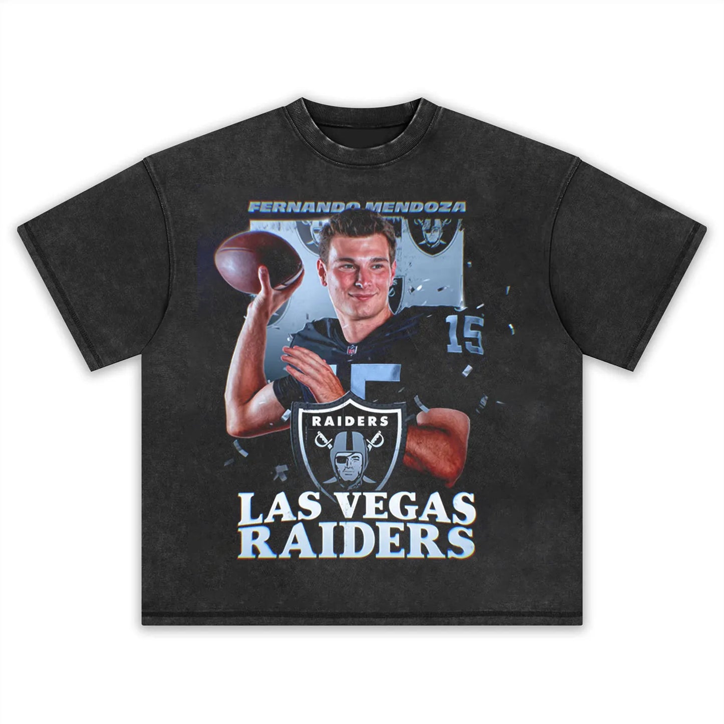 Fernando Mendoza Raiders No. 1 pick T-shirt