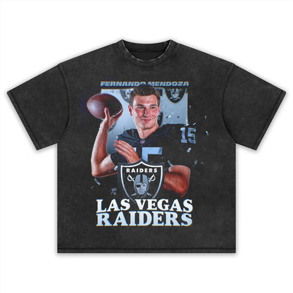Fernando Mendoza Raiders No. 1 pick T-shirt