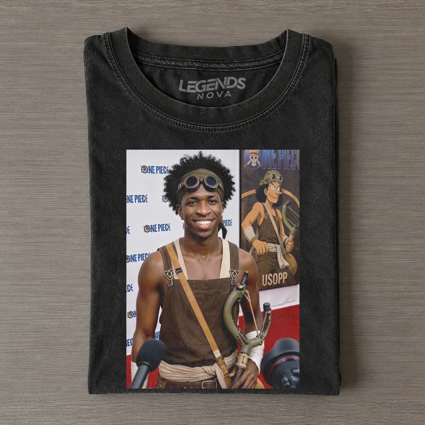 Vinicius Jr ¡Á Usopp One Piece Graphic Tee
