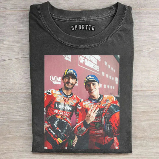Francesco "Pecco" Bagnaia & Marc Márquez MotoGP T-shirt