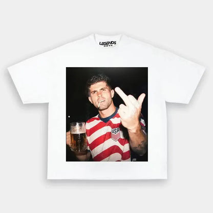 Christian Pulisic American Soccer Style Tee