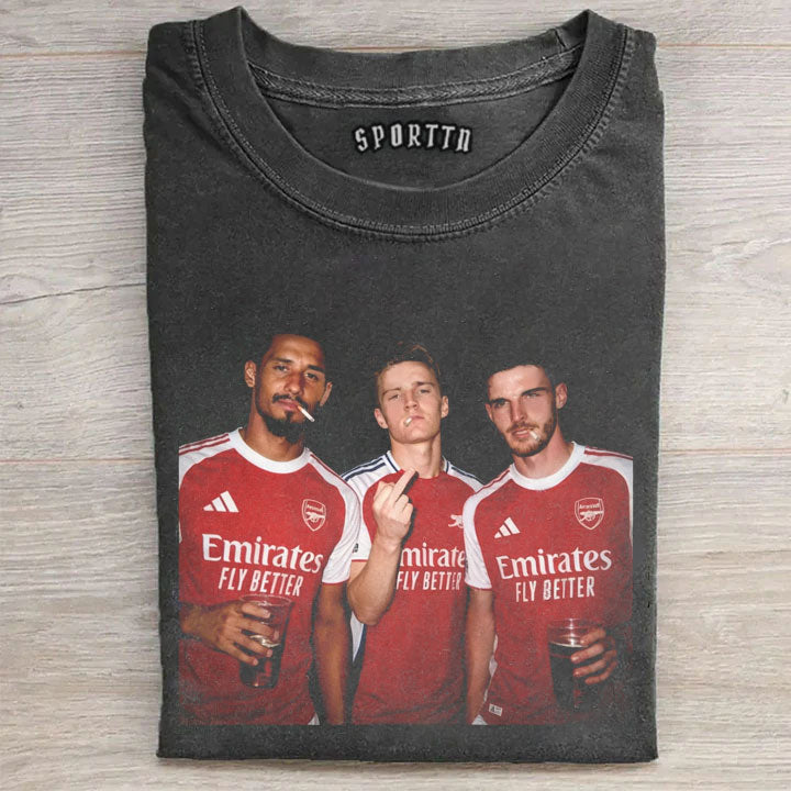 Arsenal-William Saliba ＆ Martin Odegaard ＆ Declan Rice Tee