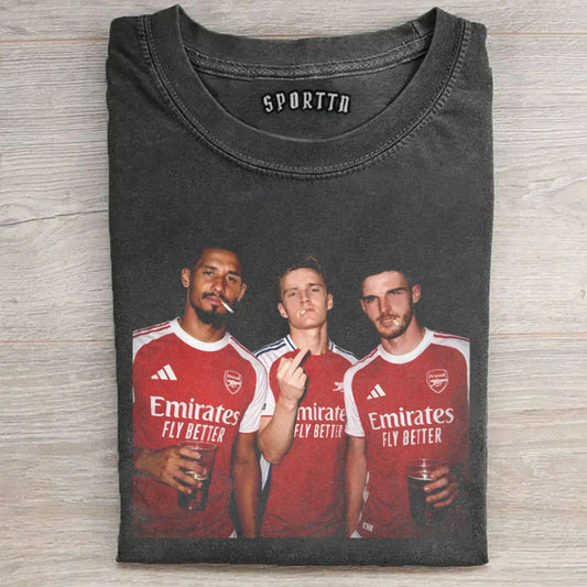 Arsenal-William Saliba ＆ Martin Odegaard ＆ Declan Rice Tee