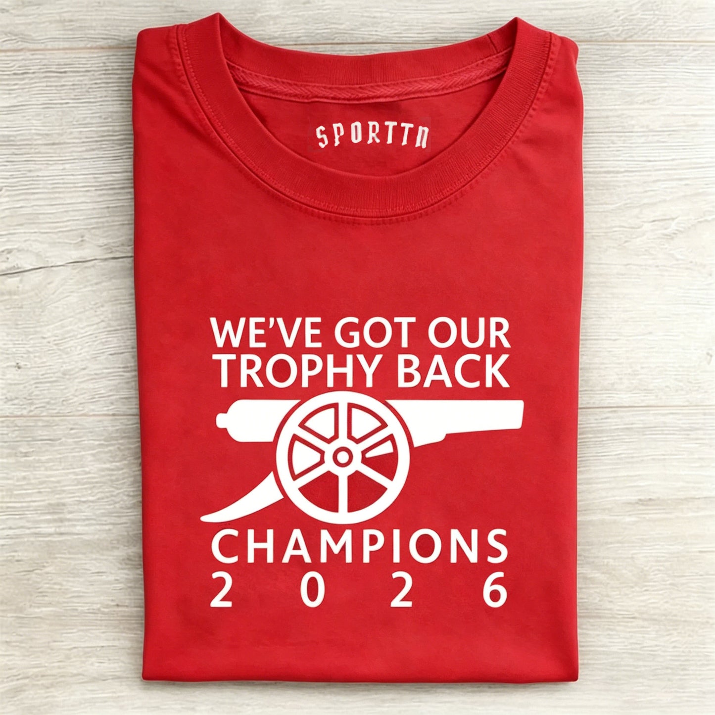 Arsenal Inspired Champions 2026 Shirt, We’ve Got Our Trophy Back Tee, Football Fan Celebration Shirt