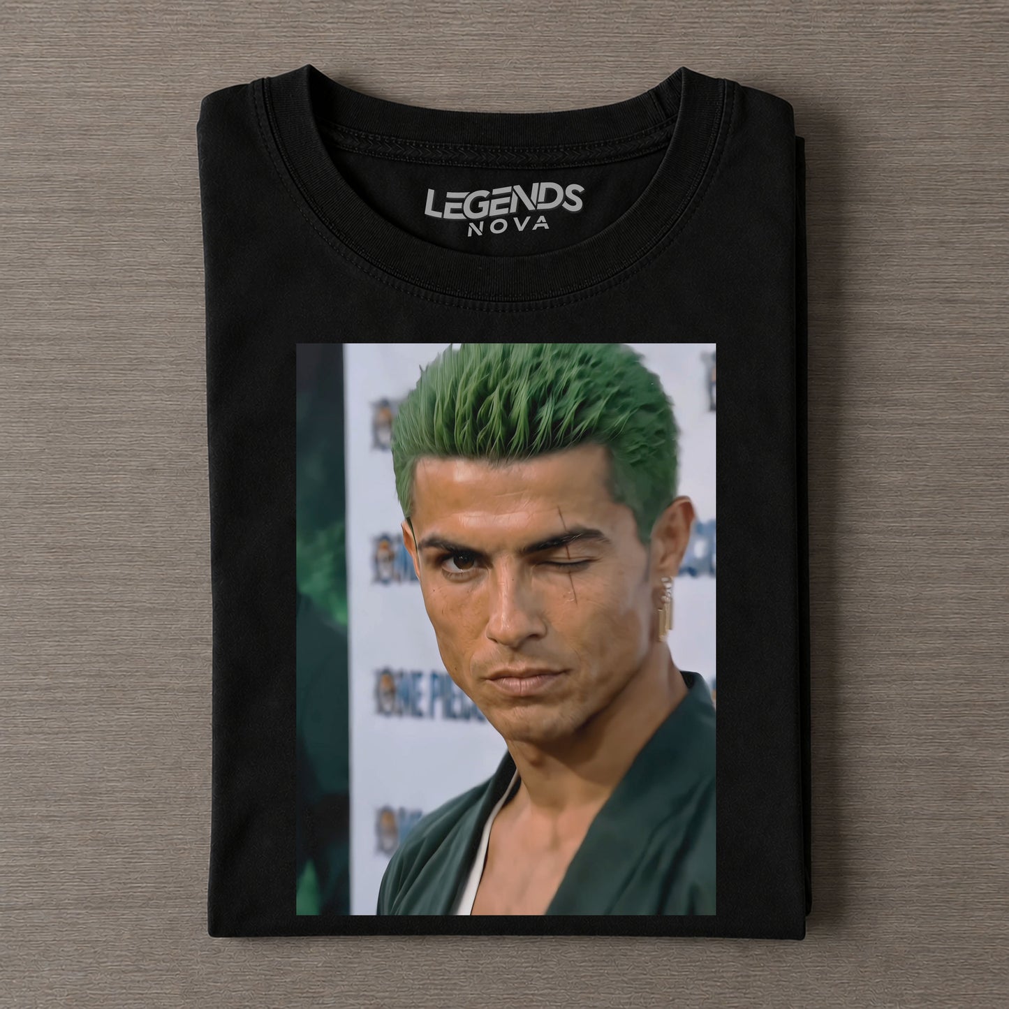 Ronaldo ¡Á Roronoa Zoro One Piece Graphic Tee