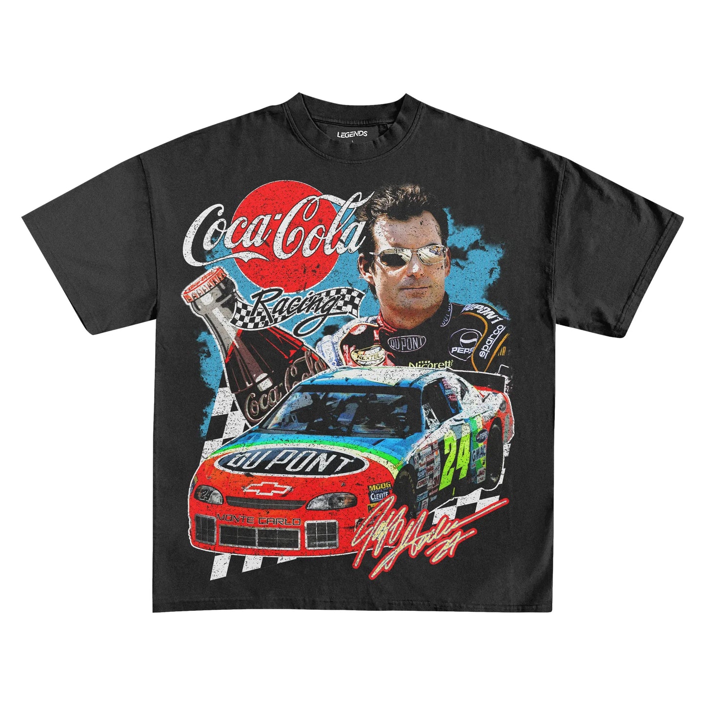 JEFF GORDAN COCA-COLA RACING VINTAGE TEE