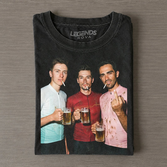 Tadej Pogačar &  Primož Roglič & Alberto Contador 2026 Vintage T-shirt