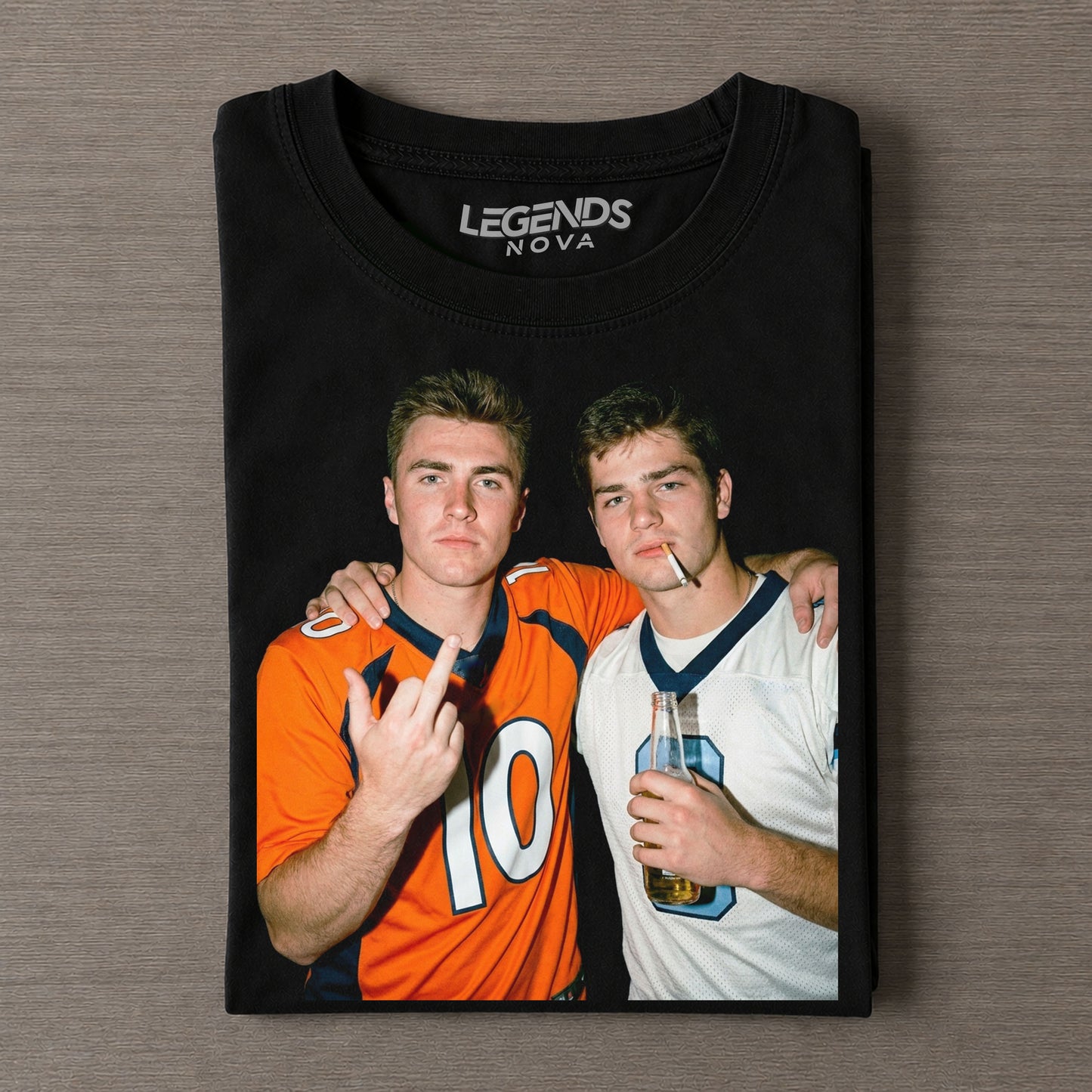 Bo Nix & Drake Maye Football T-shirt