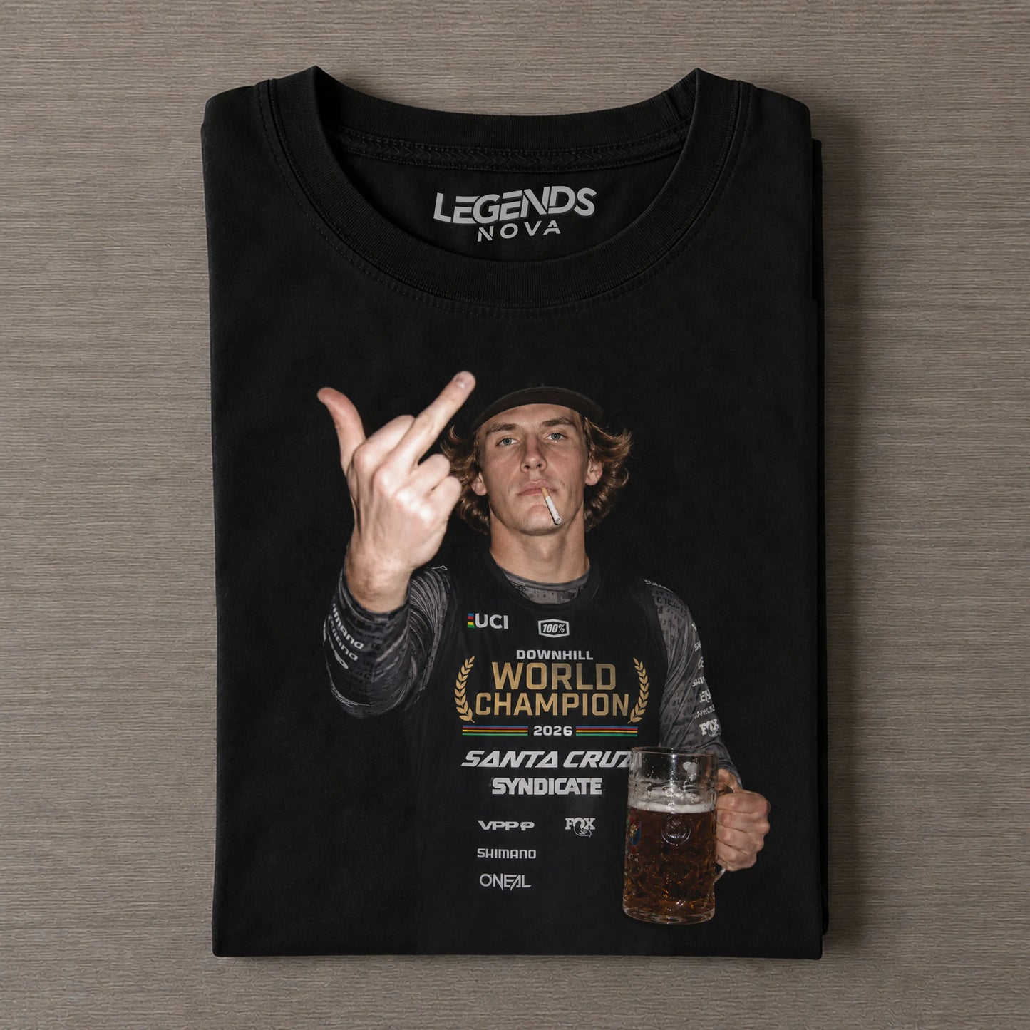 Jackson Goldstone 2026 UCI MTB DHI World Champs T-shirt