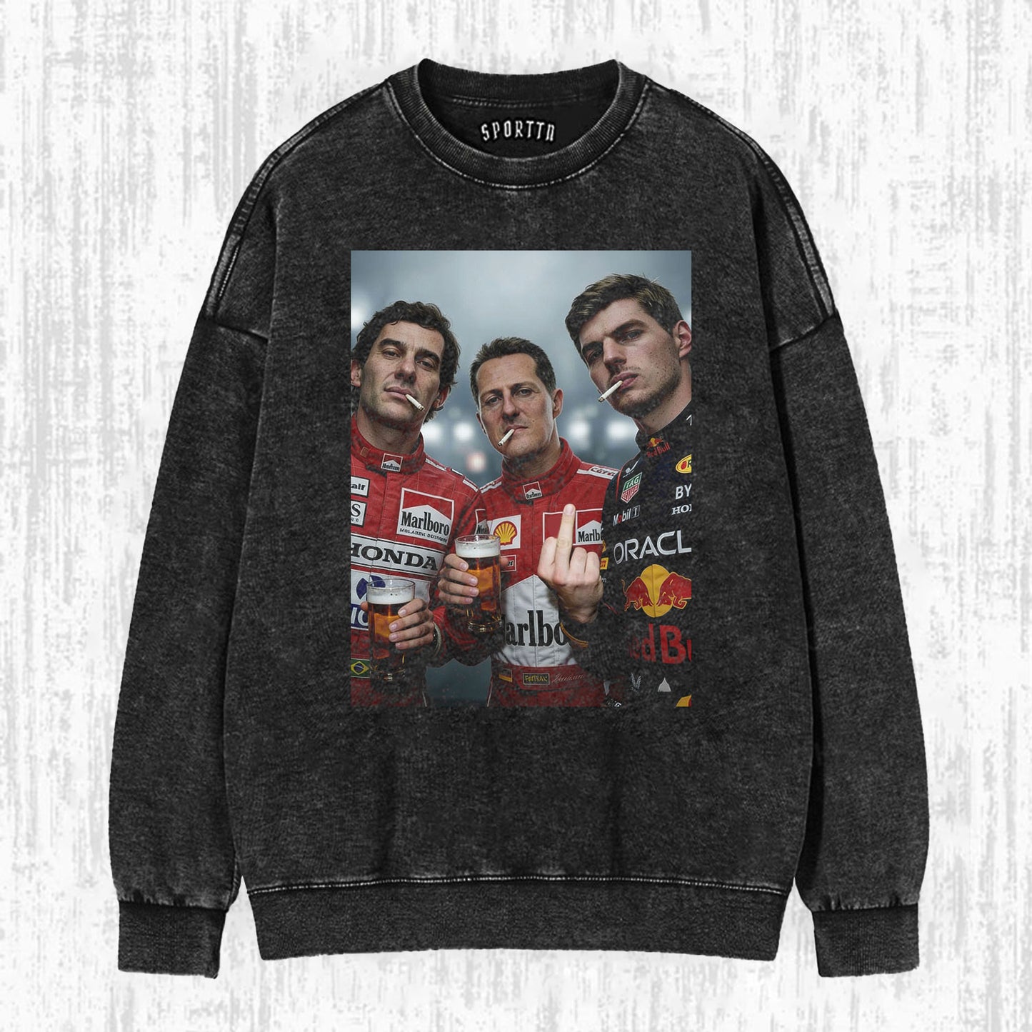 F1 Three Kings Together:Senna & Michael Schumacher & Max Verstappen T-shirt