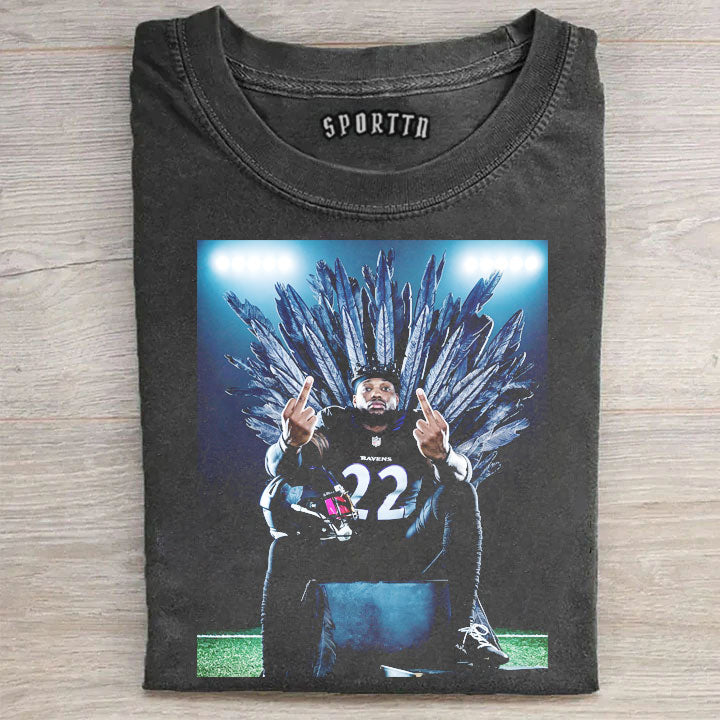 Derrick Henry King Henry Baltimore Ravens #22 T-shirt