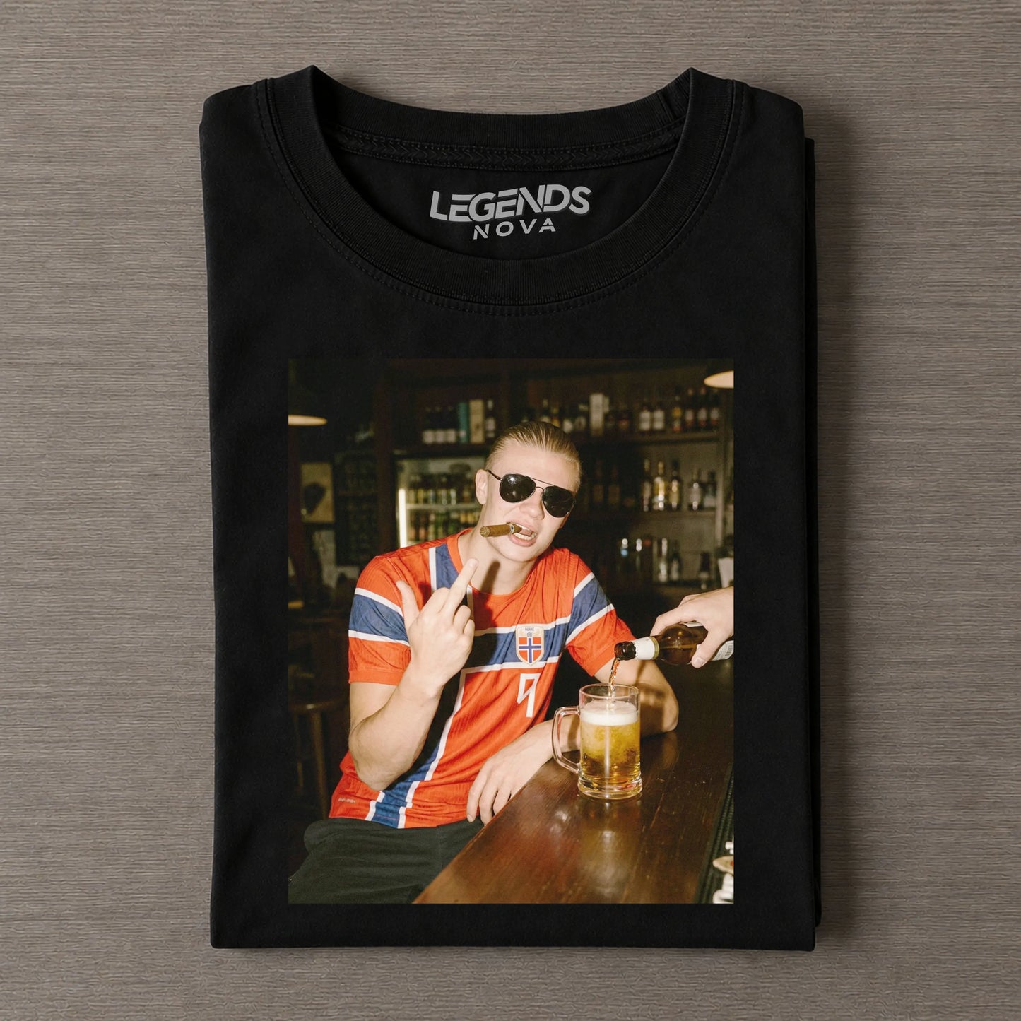 Erling Haaland Norway Funny Vintage T-Shirt