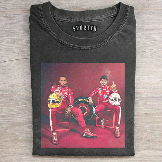 Hamilton & Leclerc Retro T-shirt