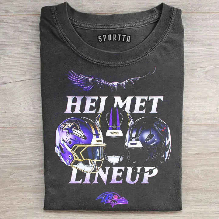 Ravens Helmet Lineup 2026 T-shirt