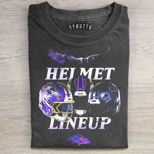 Ravens Helmet Lineup 2026 T-shirt