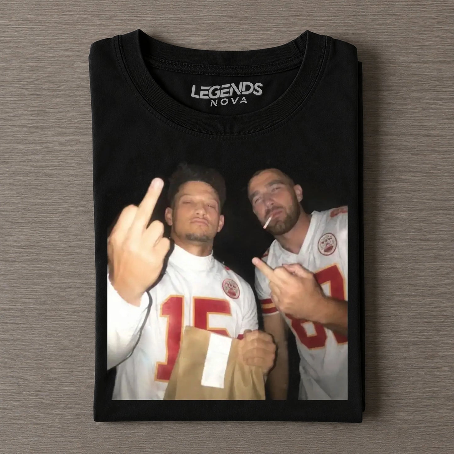 Patrick Mahomes & Travis Kelce Kansas City Chiefs Football Tee