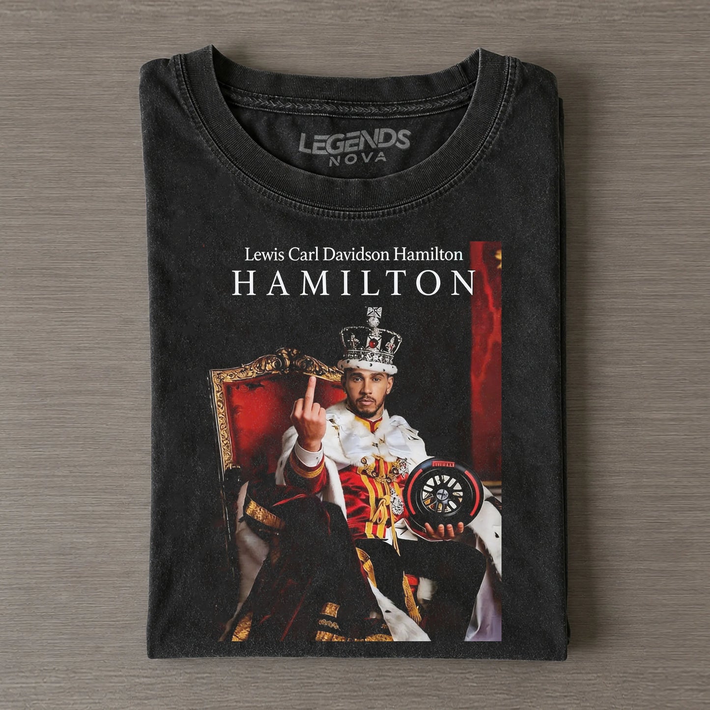 F1 Lewis Hervé Perceval Hamilton T-Shirt