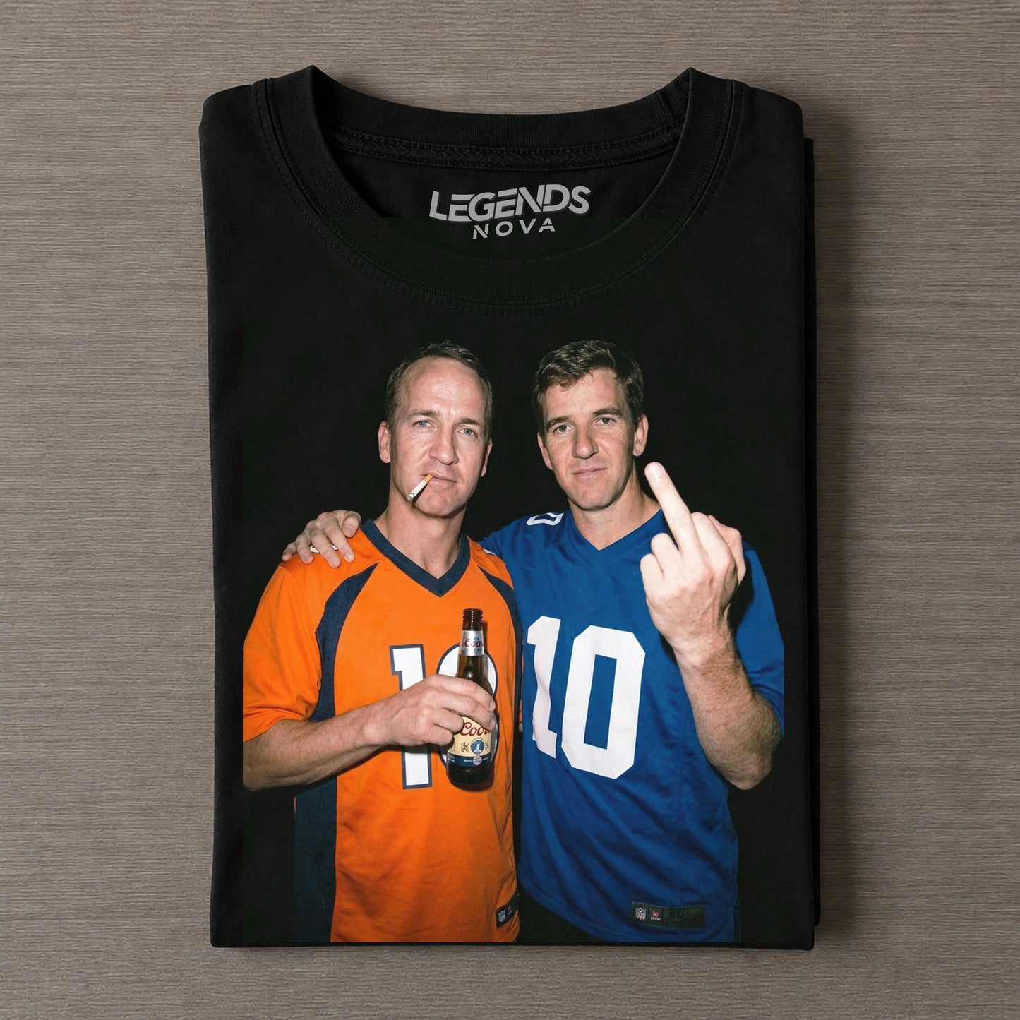 Eli Manning & Peyton Manning Football T-shirt