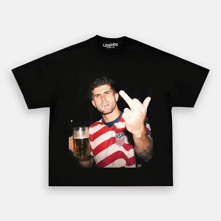 Christian Pulisic American Soccer Style Tee