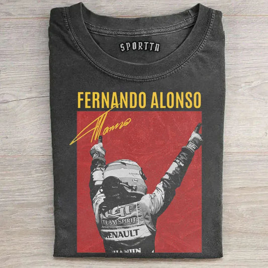 Fernando Alonso Retro T-shirt