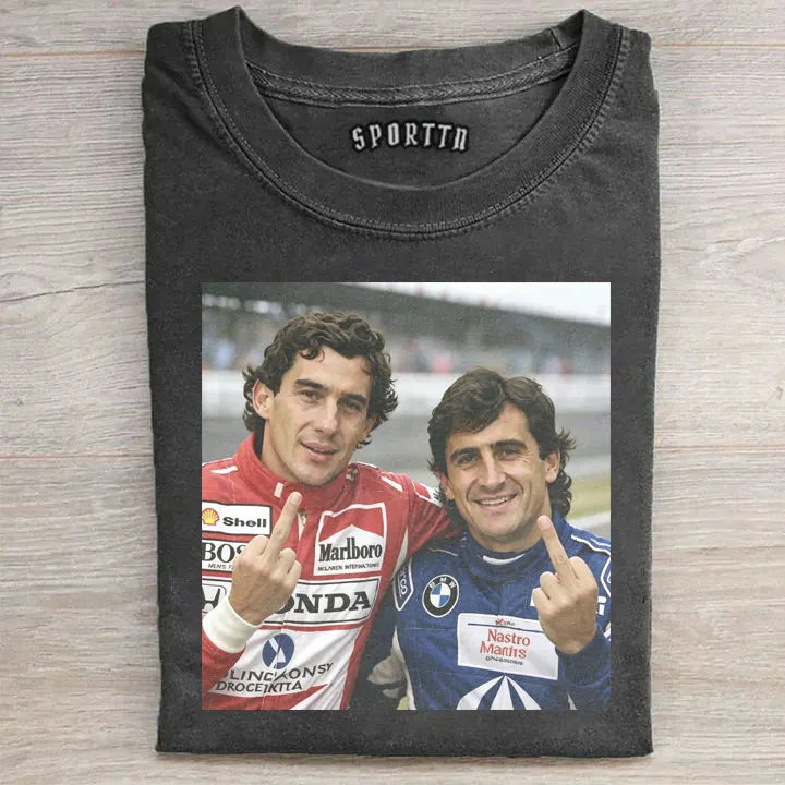 Alex Zanardi & Senna Commemorative Limited Edition T-shirt