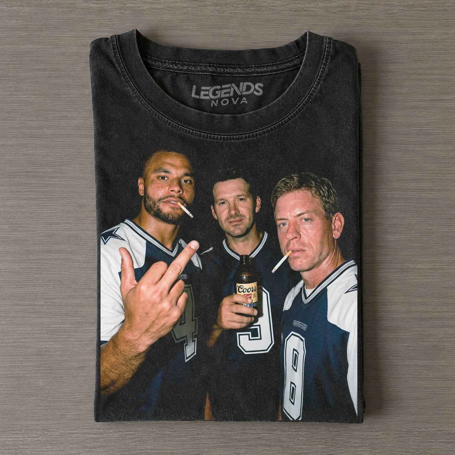 Dak Prescott & Tony Romo & Troy Aikman Football T-shirt