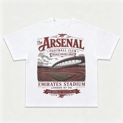 Arsenal Vintage Shirt, Arsenal tee, Arsenal tshirt, North London Stadium Matchday Graphic Tee