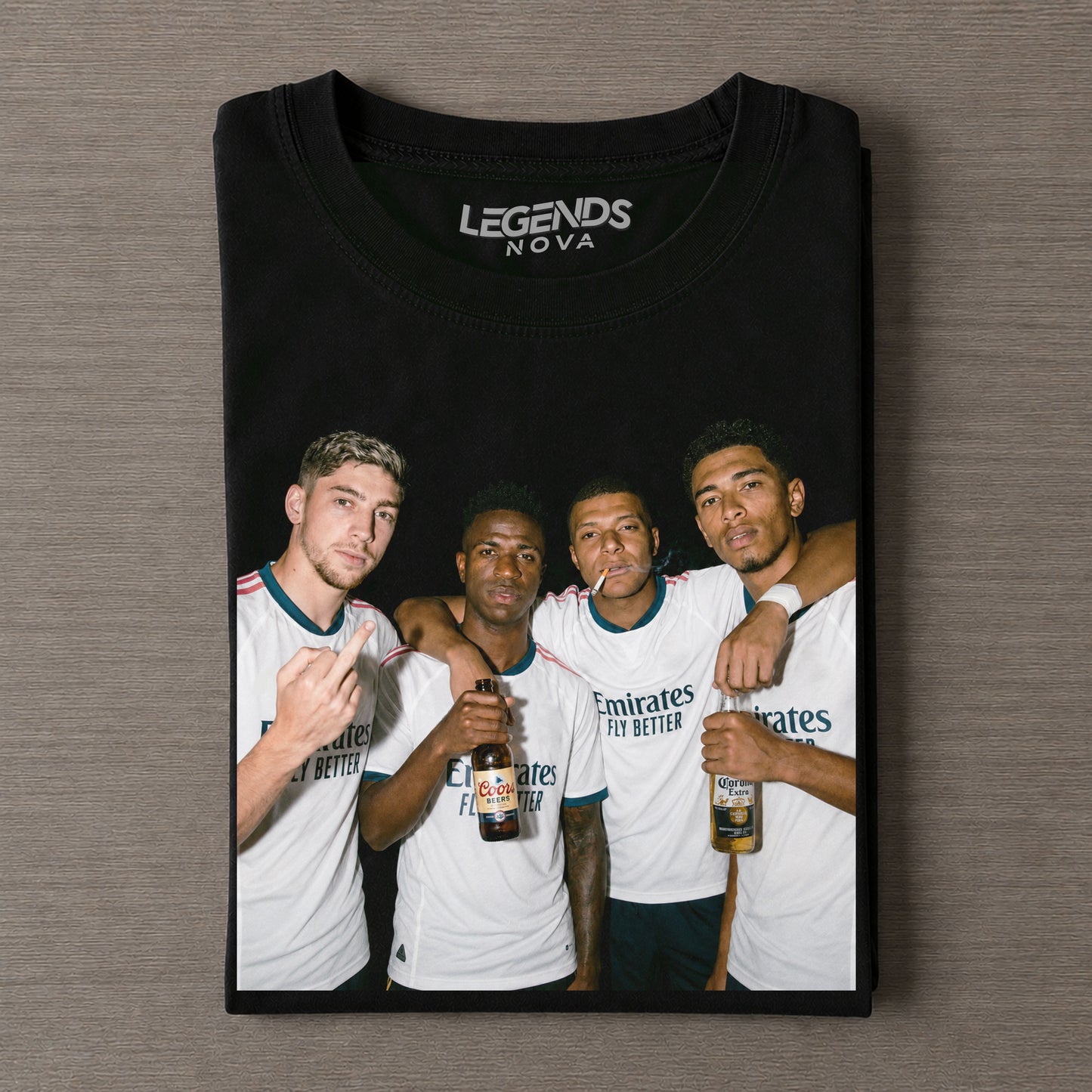 Fede Valverde & Vinícius Júnior & Kylian Mbappé & Jude Bellingham T-shirt